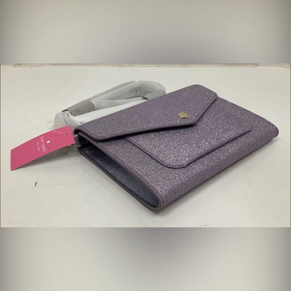 Glittery Purple Women's Clutch
